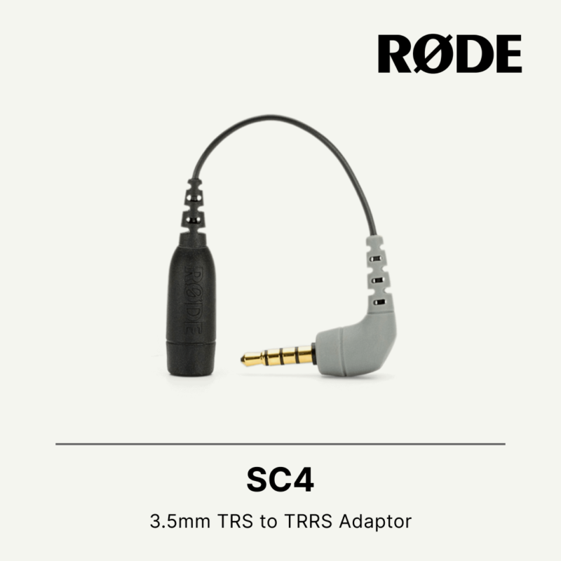 Rode TRS to TRRS Adaptor (SC4)
