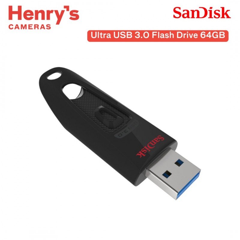 Sandisk Ultra USB 3.0 Flash Drive (64GB, SDCZ48-064G-I35)