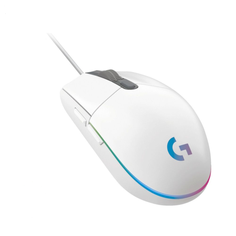 Logitech G102 Gaming Mouse (White, 910-005809)