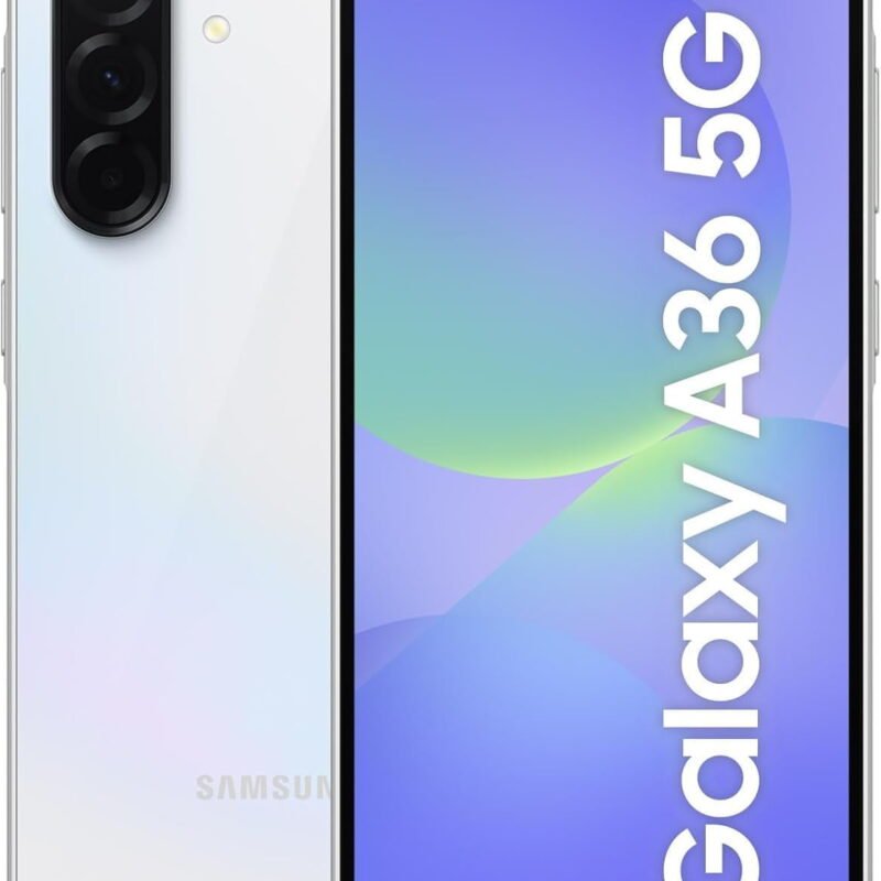 Samsung Galaxy A36 (A366E-DS, 5G) (128GB+6GB, Awesome White)