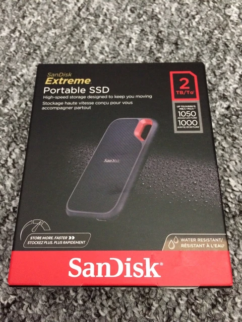 SanDisk Extreme Portable SSD V2 (2TB, SDSSDE61-2T00-G25)