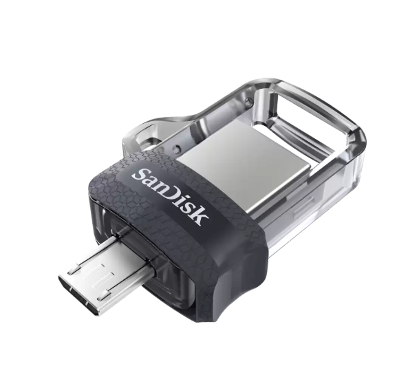 Sandisk Ultra Dual Drive M3.0 (128GB, Black Gray, SDDD3-128G-G46)
