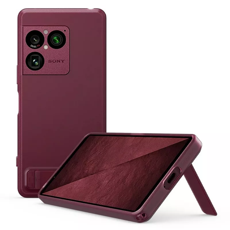 Sony Style Cover with Stand for Xperia 1 VIII (XQZ-CBGE) (Garnet Red)