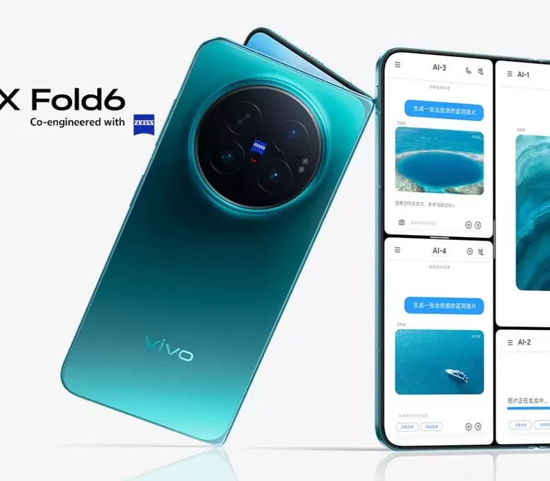 Vivo X Fold 6 (CN) (256GB+12GB, Blue)