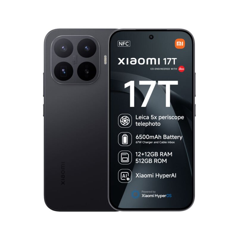Xiaomi Mi 17T 5G (Global) (512GB+12GB, Black)