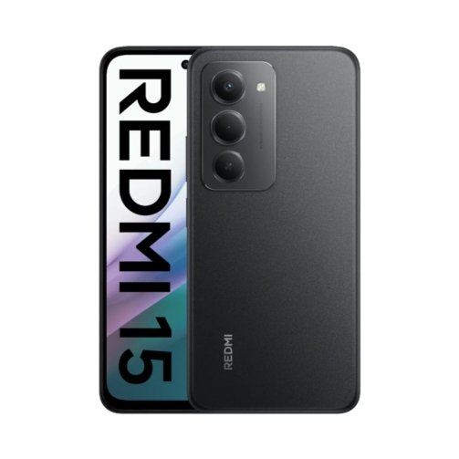 Redmi 15 (Global, 4G) (128GB+6GB, Midnight Black)