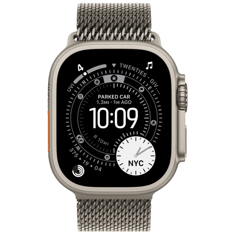 Apple Watch Ultra 3 49mm (GPS+Cellular) (MEWY4, Natural Titanium Case - M)