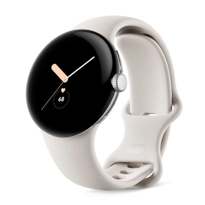 Google Pixel Watch 5 (41mm) Wifi (Polished Silver + Fog Band)