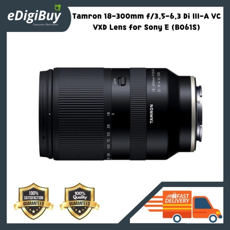 Tamron 18-300mm f/3.5-6.3 Di III-A VC VXD Lens (Sony E, B061S)