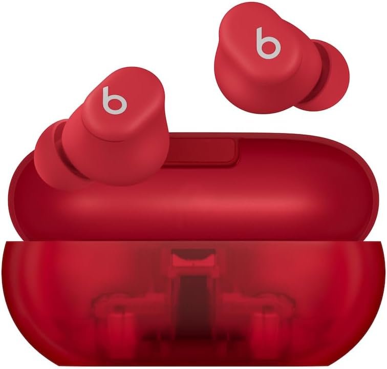 Beats Solo True Wireless Buds (Transparent Red)