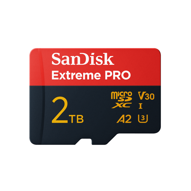 Sandisk Extreme Pro microSDXC (2TB, SDSQXCD-2T00)