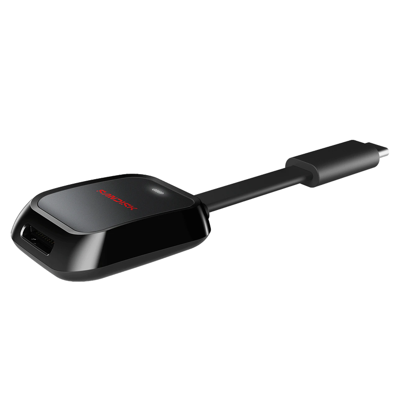 Sandisk QuickFlow microSD Card with USB-C Reader (SDDR-B751-GNANN)