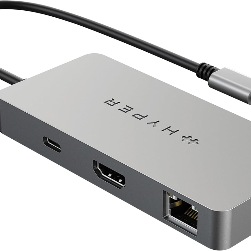 Hyper HyperDrive 5-PORT USB-C HUB (HDMB2-GL-50) (Silver)