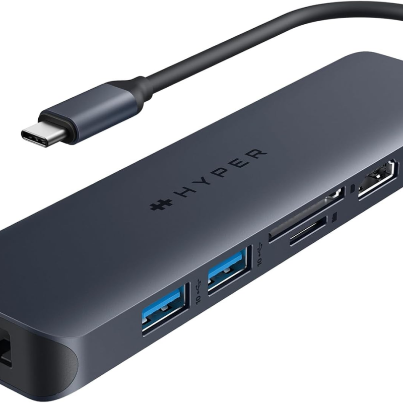 Hyper HyperDrive Next  7 Port USB-C Hub (HD30F-GRAY) (Gray)