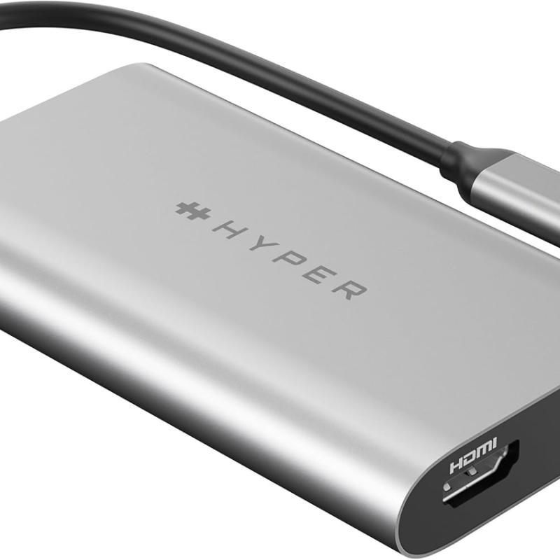 Hyper HyperDrive DUAL 4K HDMI Adapter (HDM1) (Silver)