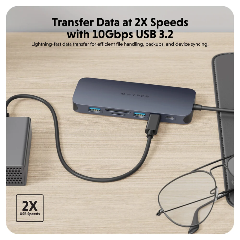 Hyper HyperDrive Next 11 Port USB-C Hub (HD4006GL-90) (Black)