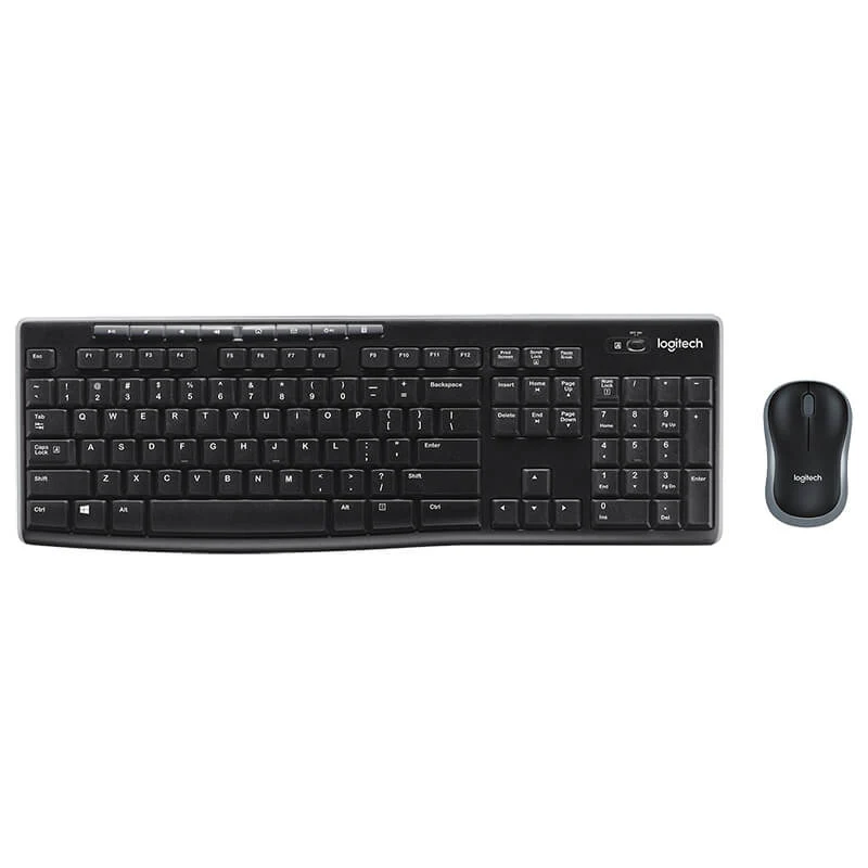 Logitech MK270R Wireless Keyboard and Mouse Combo (Black, 920-006314)