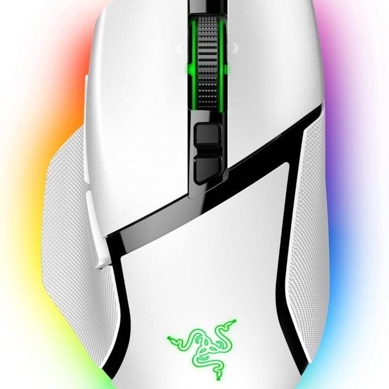 Razer Basilisk V3 Pro Wireless Mouse (White, RZ01-04620200-R3A1)