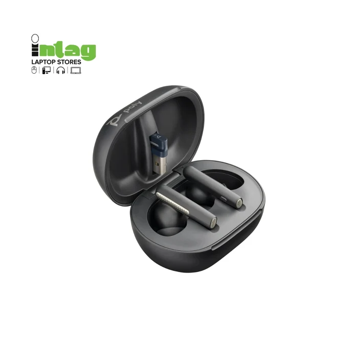 Poly Voyager Free 60 with Basic Charge Case (White, BT700A)