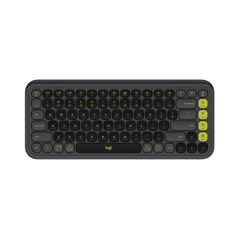 Logitech Pop Keys Wireless Keyboard (Graphite, 920-013083)