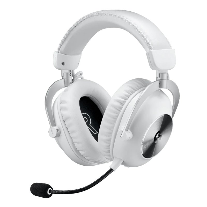 Logitech PRO X 2 Wireless Lightspeed Gaming Headset (White, 981-001271)