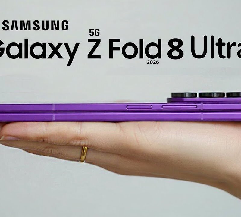 Samsung Galaxy Z Fold 8 Ultra (F976B DS) (256GB+12GB, Violet Shadow)