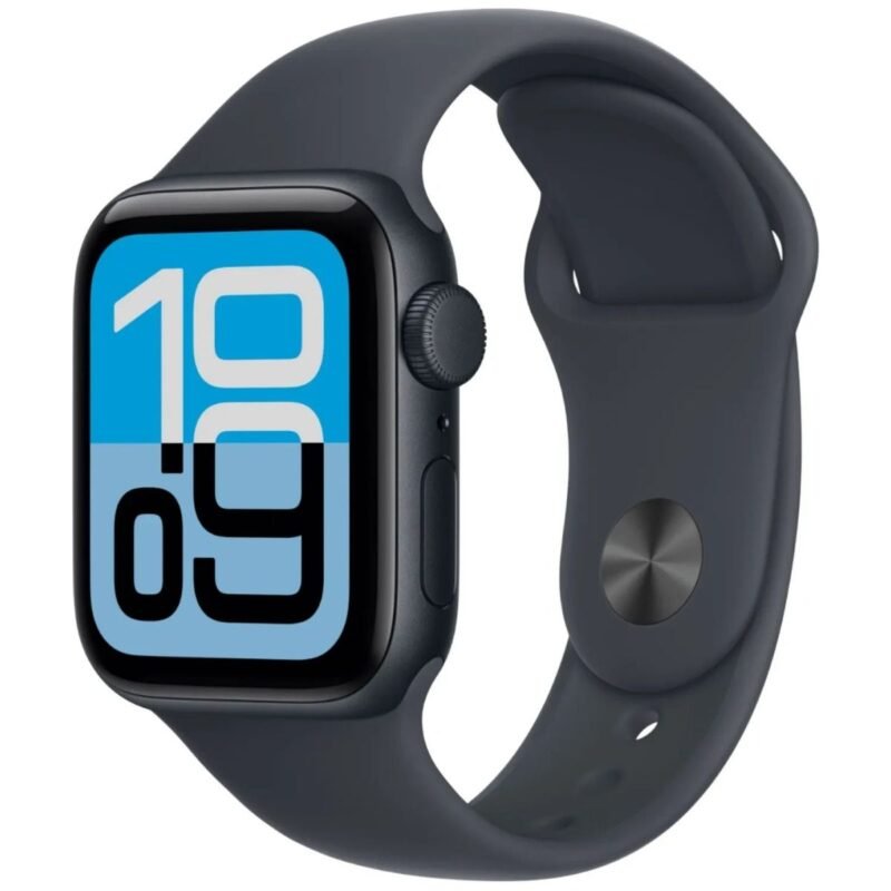 Apple Watch SE 3 40mm GPS (MEH94, Midnight Aluminium Midnight Sport Band, S/M)