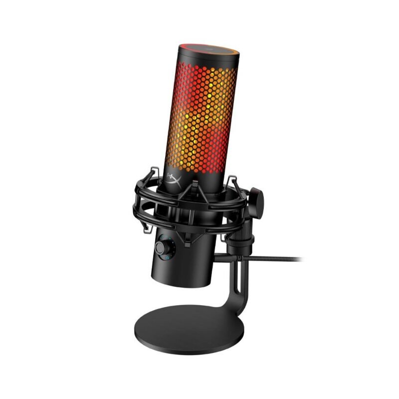 HyperX QuadCast 2 S Standalone Microphone (Black, 9A273AA)