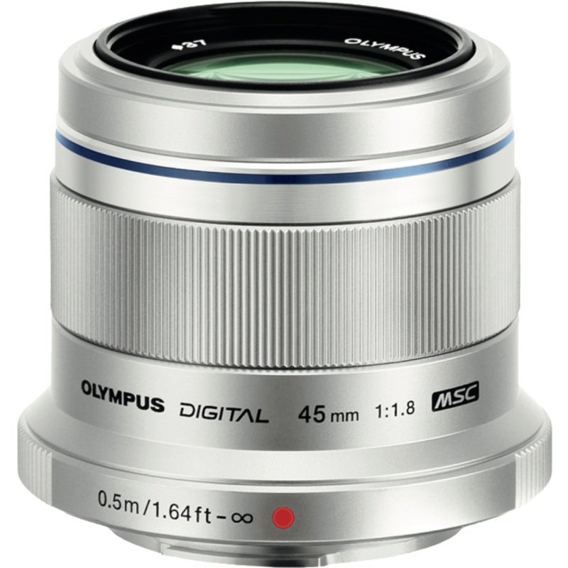 Olympus M.Zuiko 45mm F/1.8 (Silver)