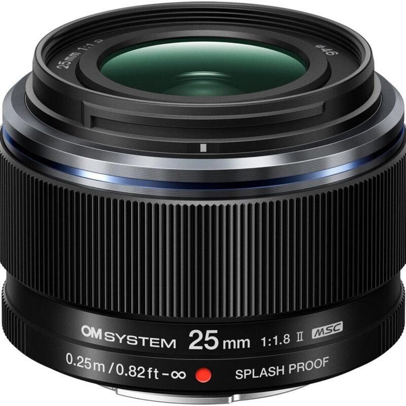 OM System M.Zuiko ED 25mm F/1.8 II (Black)