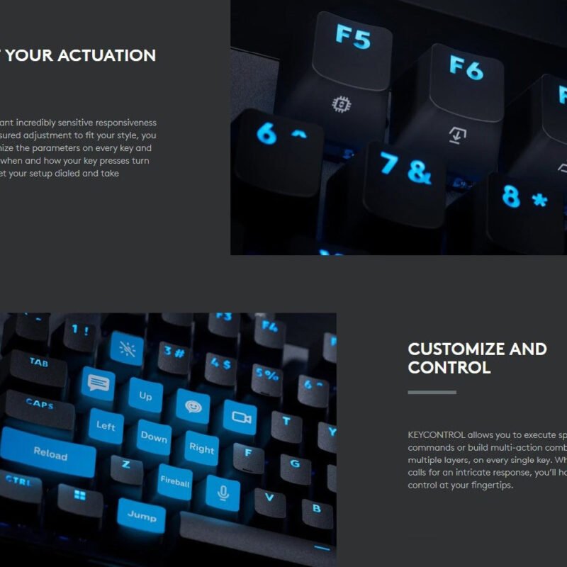 Logitech G PRO X (TKL Rapid) Wired Gaming Keyboard (Black, 920-013234)