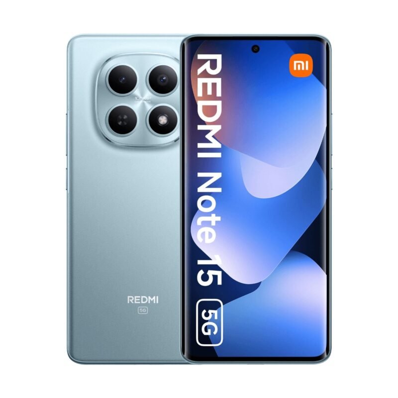 Redmi Note 15 5G (Global) (256GB+8GB, Glacier Blue)