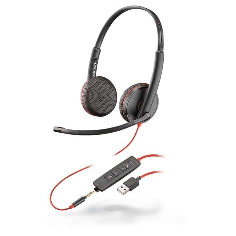Plantronics Blackwire C3225 Headset (USB-A, 209747-201)