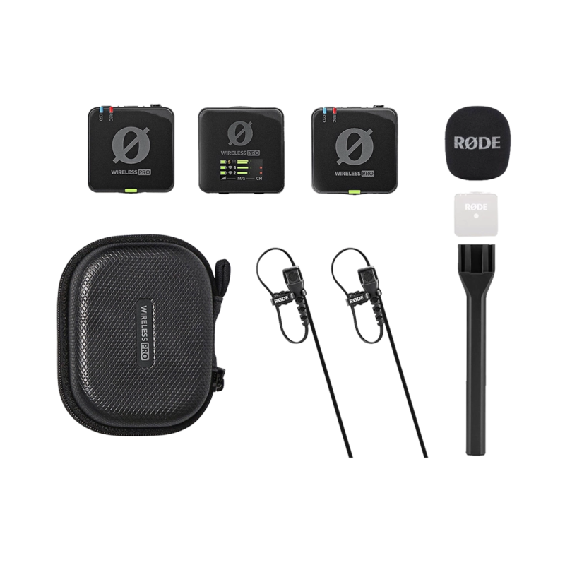 Rode Wireless Pro 2-Person Clip-On Wireless Microphone System/Recorder with Lavaliers