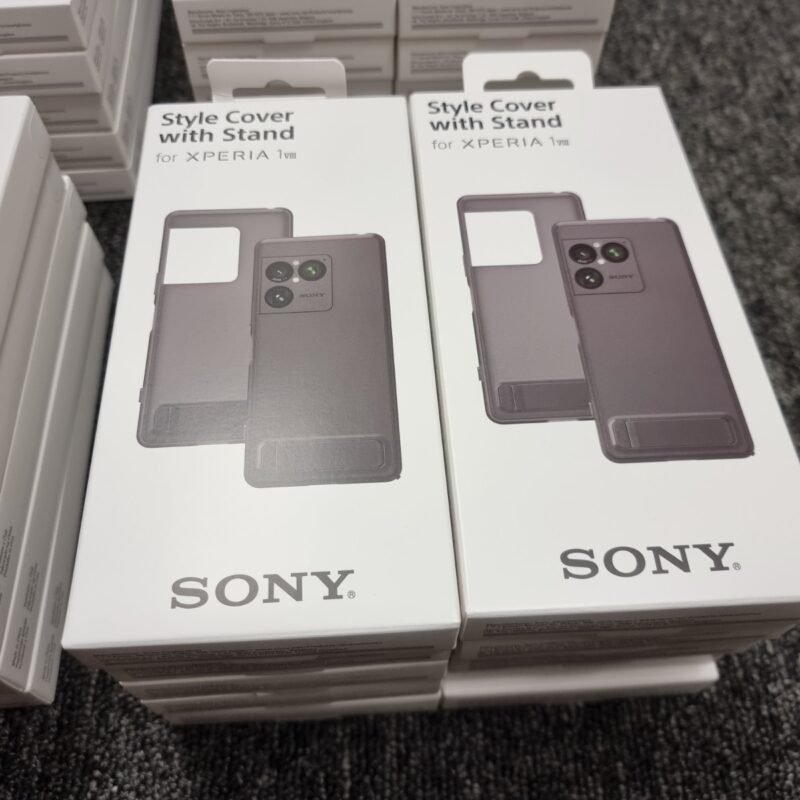 Sony Style Cover with Stand for Xperia 1 VIII (XQZ-CBGE) (Iolite Silver)