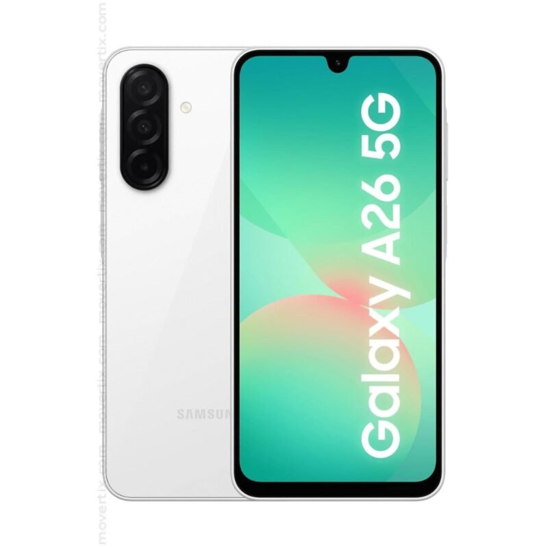 Samsung Galaxy A26 (A266B-DS, 5G) (128GB+6GB, White)