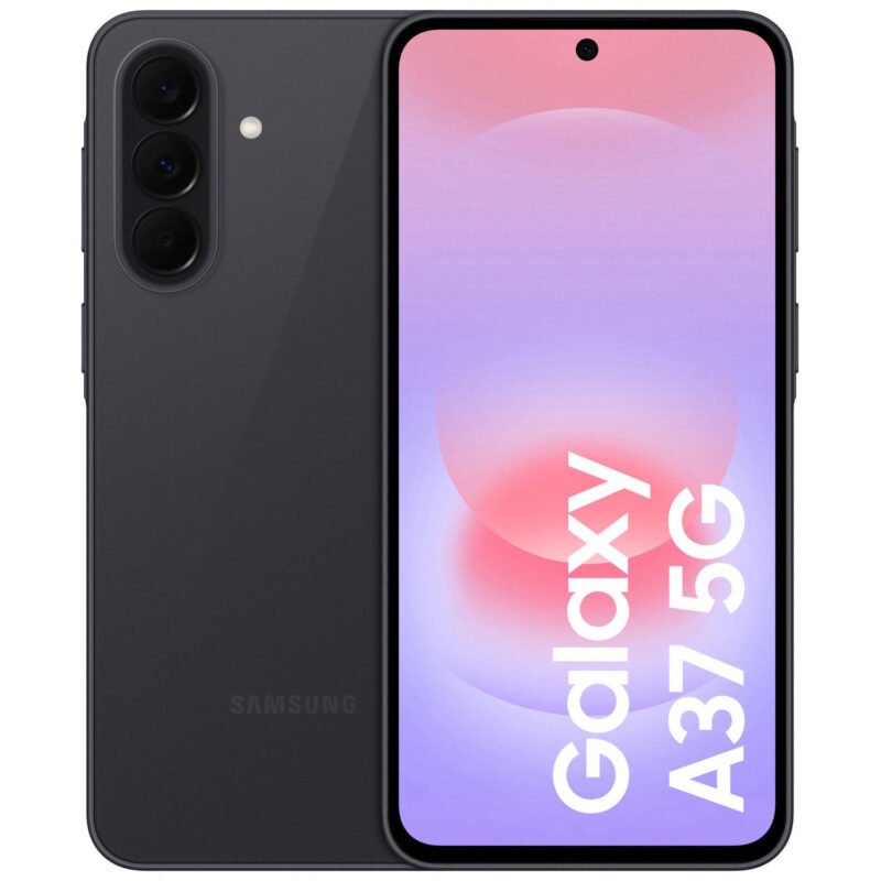 Samsung Galaxy A37 (A376E-DS, 5G) (128GB+6, Awesome Charcoal)