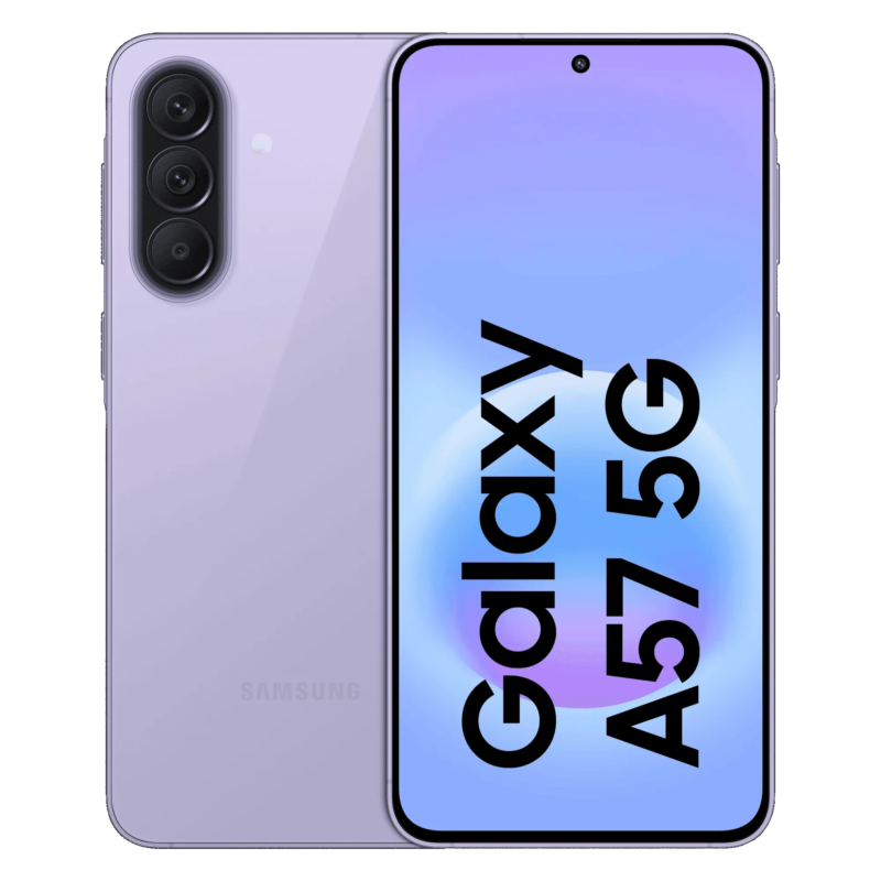 Samsung Galaxy A57 (A576B-DS, 5G) (128GB+8GB, Awesome Lilac)