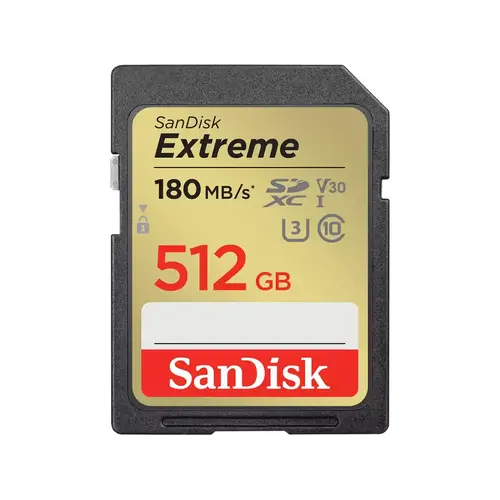 Sandisk SD Extreme Class 10 UHSI (512GB, SDSDXVV-512G-GNCIN)