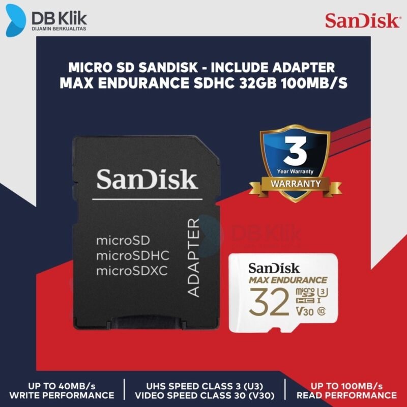 Sandisk MAX Endurance (32GB, SDSQQVR-032G-GN6IA)