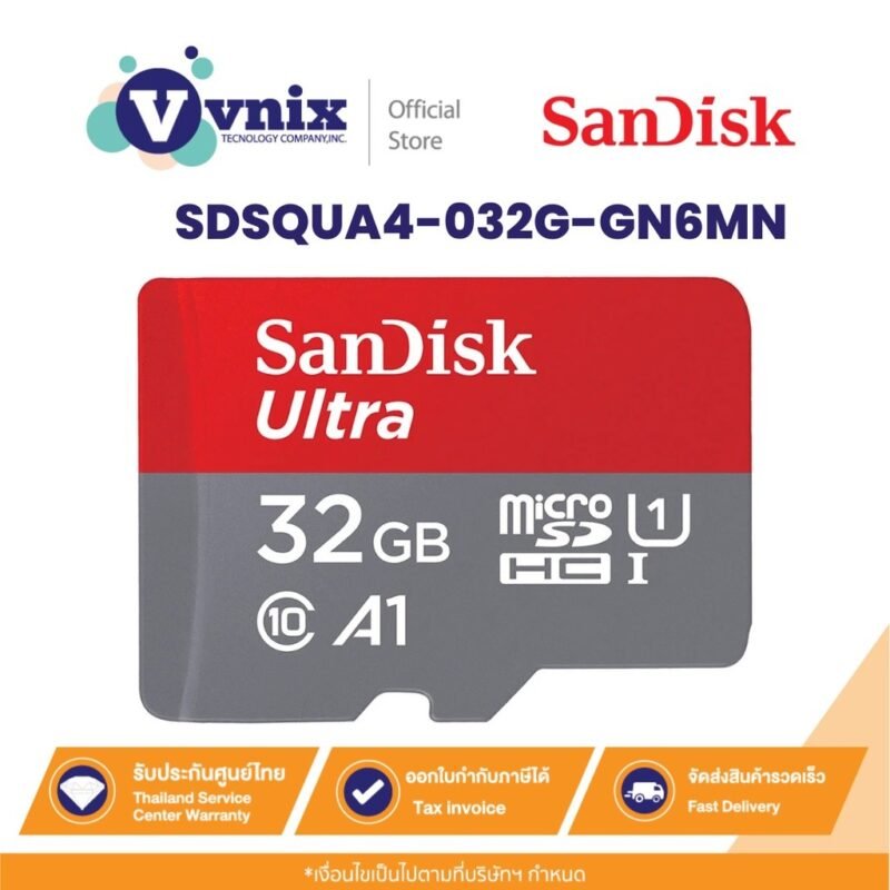 Sandisk Ultra Micro SDHC (No Adapter) (32GB, SDSQUA4-032G-GN6MN)