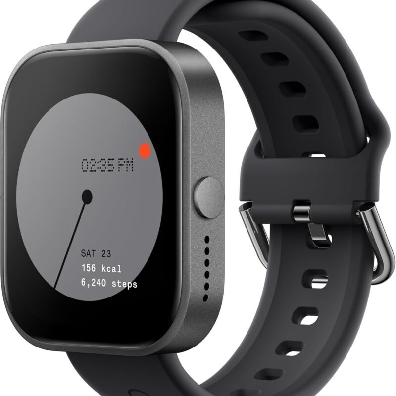 Nothing CMF by Nothing Watch Pro D395 (Dark Grey with Black Strap)