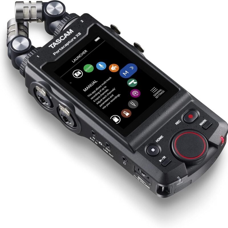 Tascam Portacapture X8 6-Input / 8-Track Handheld Adaptive Multitrack Recorder