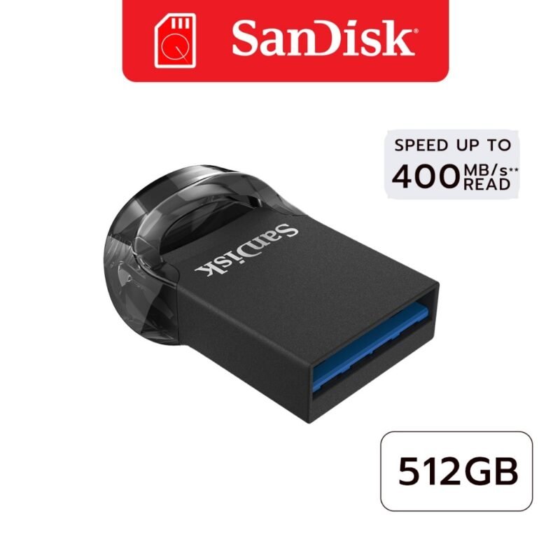 Sandisk Ultra Fit USB 3.2 Flash Drive-512GB (SDCZ430-512G-G46)