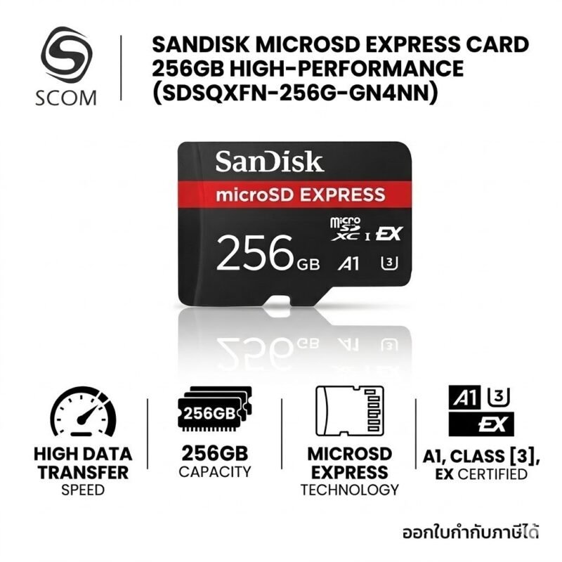 Sandisk microSDHC Express Card (256GB, SDSQXFN-256G-GN4NN)