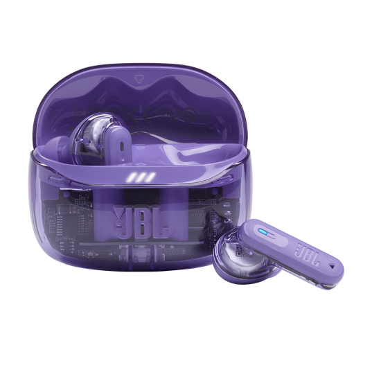 JBL Tune Beam True Wireless Earbuds (Ghost Edition) (Mauve)